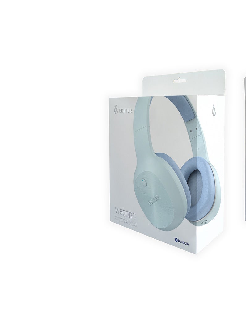EDIFIER - Wireless On-Ear Headphones, 30H Battery, Minimalist design, Powerful Bass, Built-In Microphone, Fast Charge Blue - Image 1