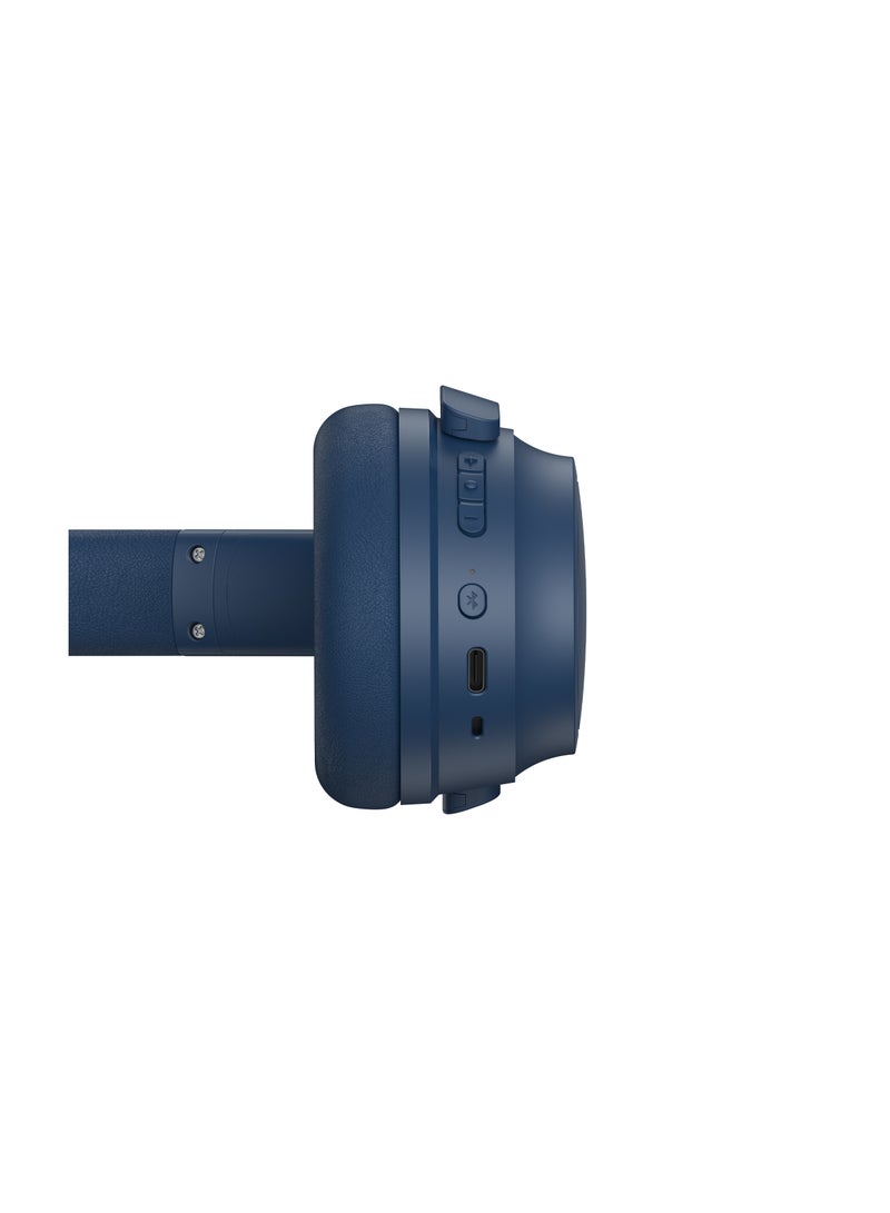 EDIFIER Wireless Active Noise Cancellation Over-Ear Bluetooth Headphones, Bluetooth 5.3 Foldable Lightweight Headset, Dual Device Connection, 68-Hour Battery Life, for Travel, Home Office, Navy Blue  - Image 2