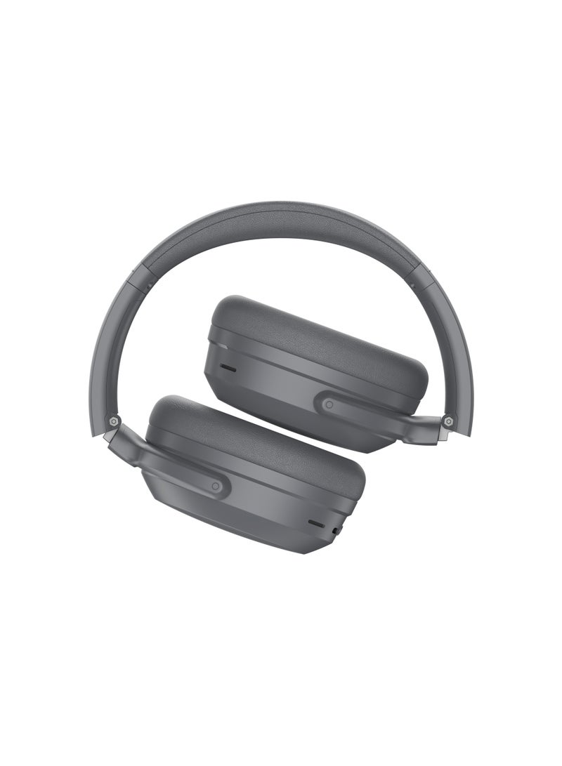 EDIFIER Wireless Over-Ear Bluetooth Headphones – Active Noise Cancellation, Hi-Res Audio, Bluetooth 5.4, Foldable Lightweight Design, Built-in Mic, 56H Battery Life Grey  - Image 3
