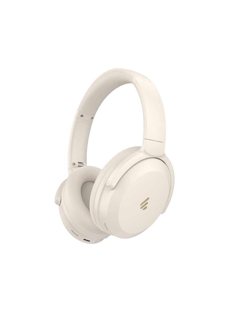 EDIFIER - Wireless Over-Ear Bluetooth Headphones – Hi-Res Sound, 40mm Dynamic Drivers, Titanium-Coated Diaphragm, 56H Battery Life, Adjustable Comfort Fit, Ultra-Low Latency Game Mode, Wired & Wireless Use Ivory - Image 1
