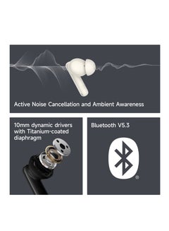 EDIFIER X5 Pro Active Noise Cancelling Bluetooth Earbuds – 31H Playtime, AI-Enhanced Calls, Fast Charge, IP55 Waterproof, Powerful Bass, Low Latency Mode - Pro Ivory  - Image 3