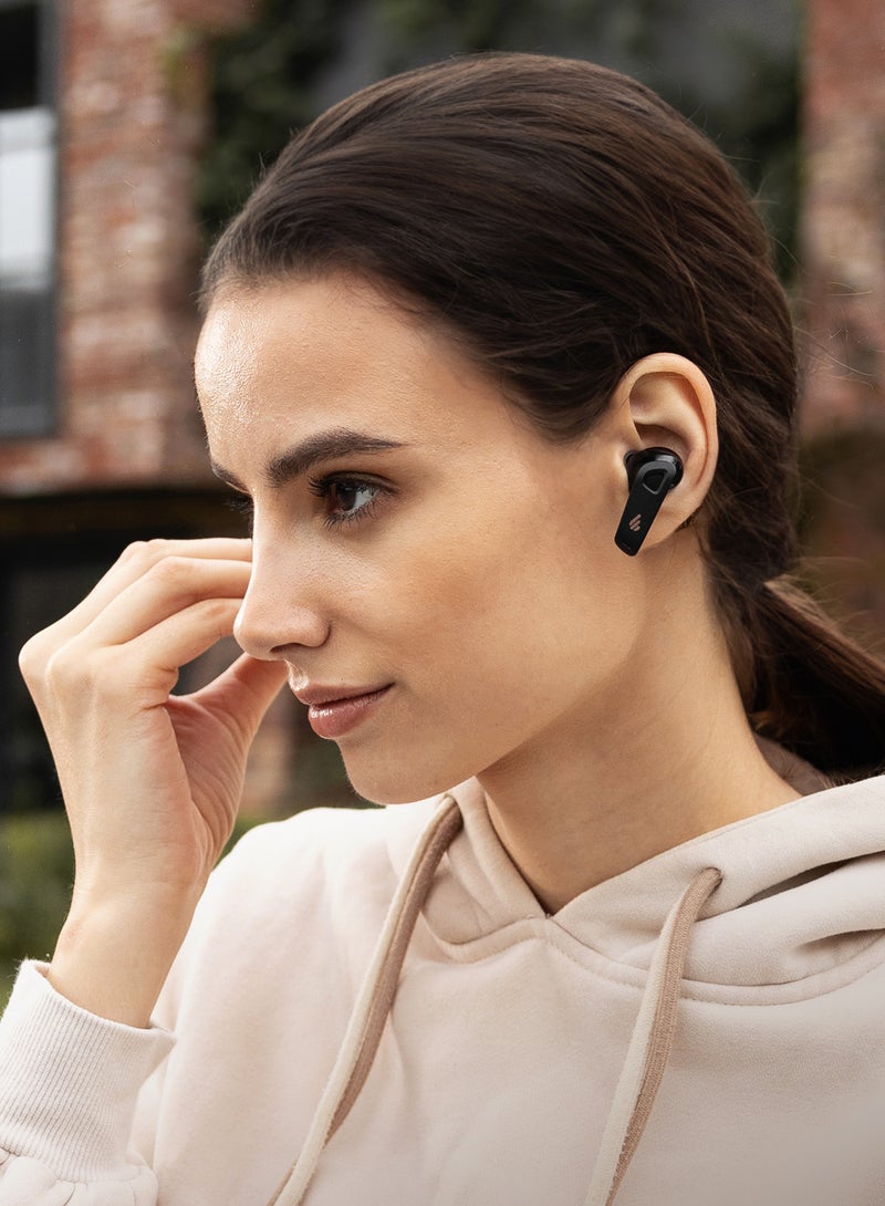 EDIFIER - Active Noise Cancelling Bluetooth Earbuds – Spatial Audio, Hi-Res Sound, 22H Playtime, IP54 Water-Resistant, 8 Mics for Clear Calls, Bluetooth 5.3, Fast Charging Black - Image 1