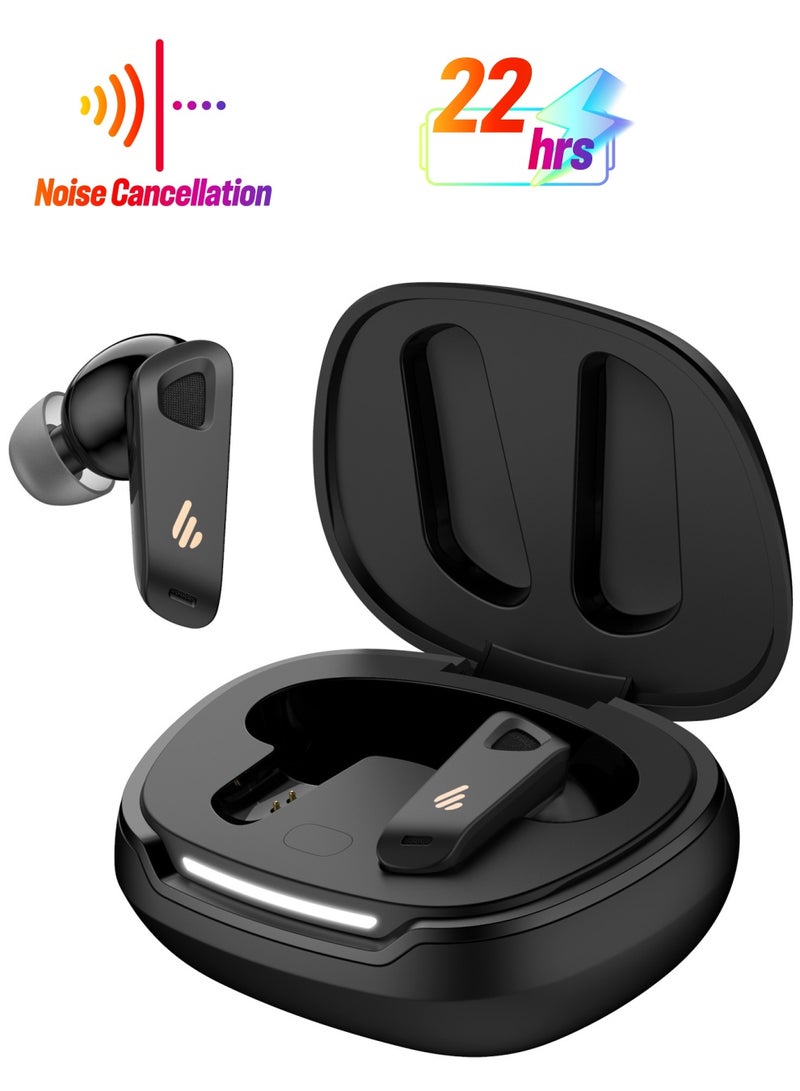 EDIFIER - Active Noise Cancelling Bluetooth Earbuds – Spatial Audio, Hi-Res Sound, 22H Playtime, IP54 Water-Resistant, 8 Mics for Clear Calls, Bluetooth 5.3, Fast Charging Black - Image 1