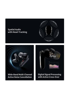 EDIFIER Active Noise Cancelling Bluetooth Earbuds – Spatial Audio, Hi-Res Sound, 22H Playtime, IP54 Water-Resistant, 8 Mics for Clear Calls, Bluetooth 5.3, Fast Charging Ivory  - Image 3