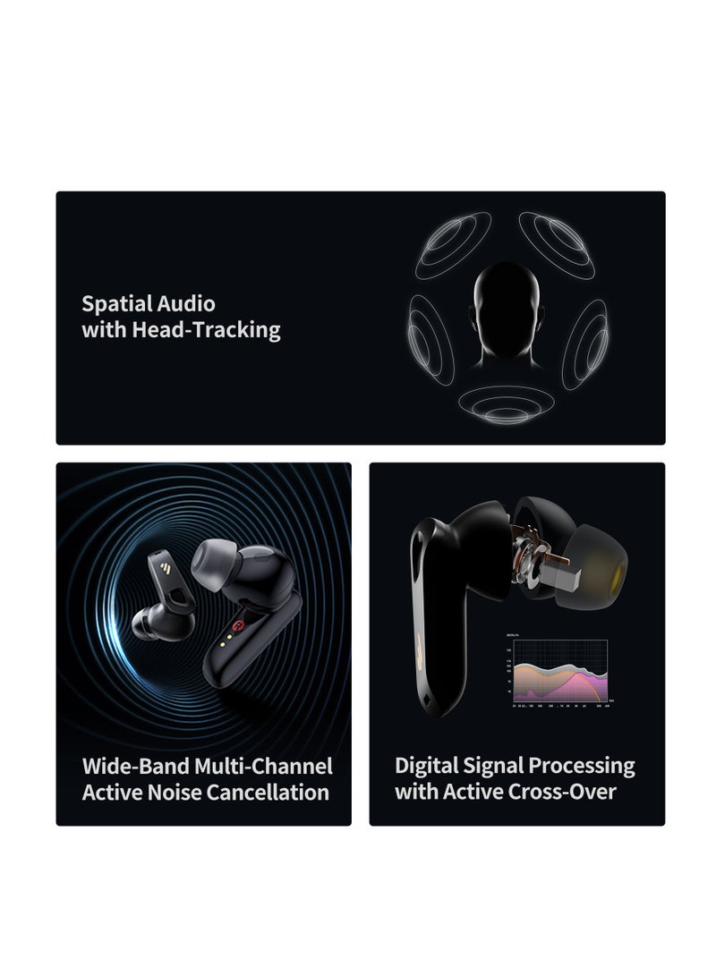 EDIFIER - Active Noise Cancelling Bluetooth Earbuds – Spatial Audio, Hi-Res Sound, 22H Playtime, IP54 Water-Resistant, 8 Mics for Clear Calls, Bluetooth 5.3, Fast Charging Ivory - Image 1