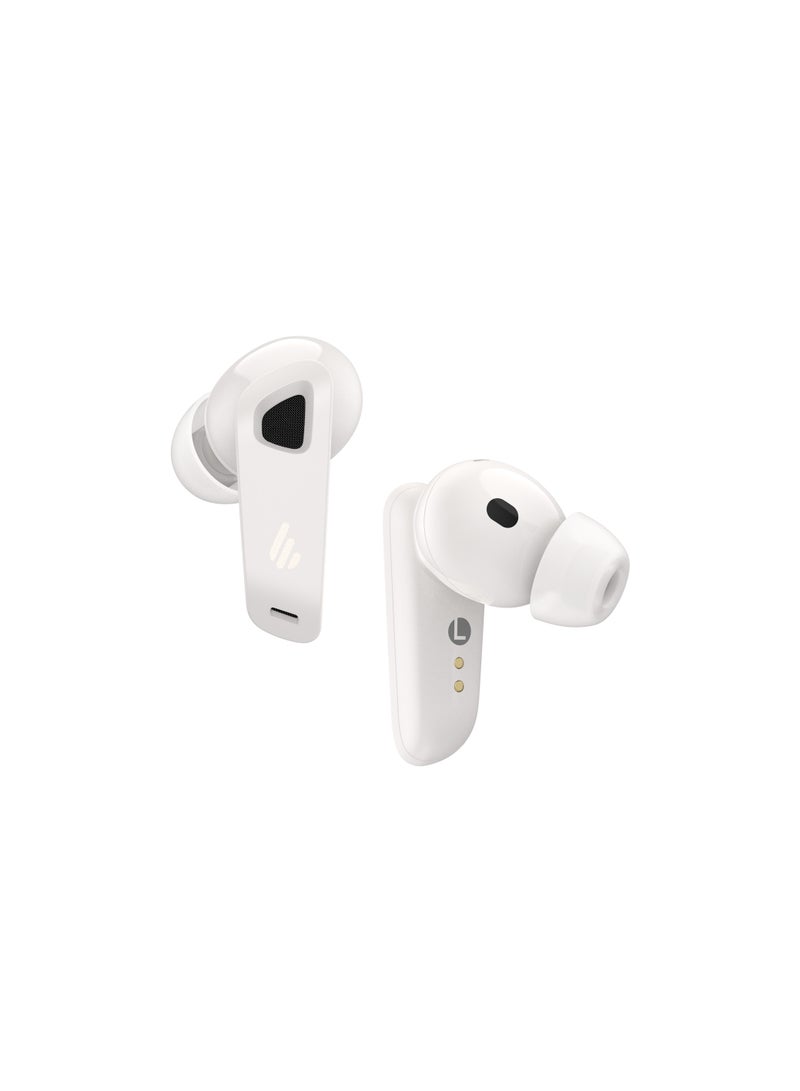 EDIFIER - Active Noise Cancelling Bluetooth Earbuds – Spatial Audio, Hi-Res Sound, 22H Playtime, IP54 Water-Resistant, 8 Mics for Clear Calls, Bluetooth 5.3, Fast Charging Ivory - Image 1