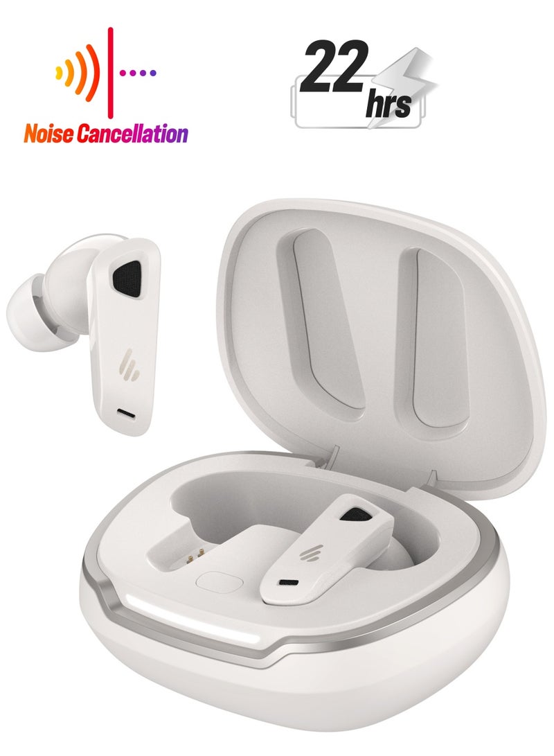 EDIFIER - Active Noise Cancelling Bluetooth Earbuds – Spatial Audio, Hi-Res Sound, 22H Playtime, IP54 Water-Resistant, 8 Mics for Clear Calls, Bluetooth 5.3, Fast Charging Ivory - Image 1