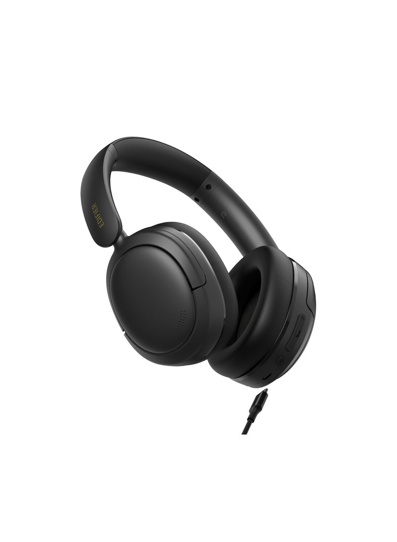EDIFIER Wireless Over-Ear Bluetooth Headphones – Bluetooth 5.4, Foldable & Lightweight, 45H Battery Life, 40mm Drivers, Low Latency Black  - Image 2