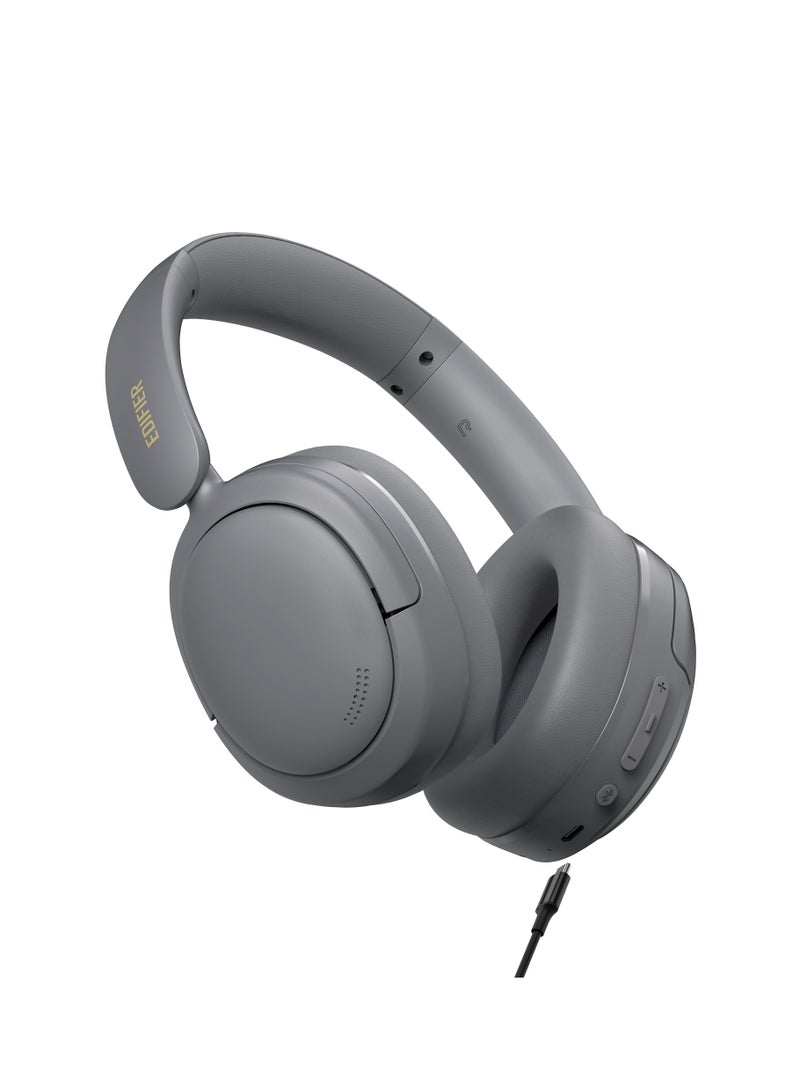 EDIFIER - Wireless Over-Ear Bluetooth Headphones – Bluetooth 5.4, Foldable & Lightweight, 45H Battery Life, 40mm Drivers, Low Latency Grey - Image 1