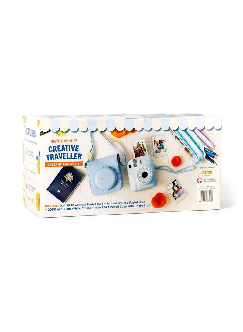 FUJIFILM Instax Mini12 Creative Traveller Instant Photo Kit (Pastel Blue)  - Image 3