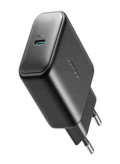 JOYROOM Joyroom JR-TCF20 EU Plug PD 20W Fast Charger Type-C Charger Adapter - Black Black  - Image 1