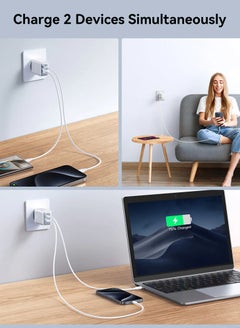 JOYROOM JR-TCF15 30W Dual-Port (A+C) Charger White  - Image 4