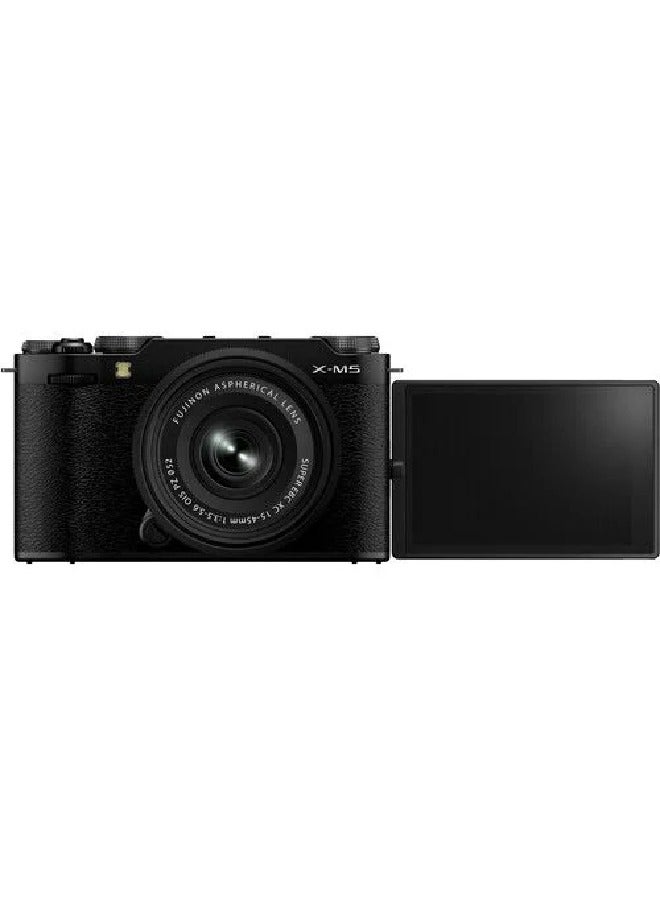 FUJIFILM - DIGITAL CAMERA X-M5 /15-45MM KIT (BLACK) - Image 1