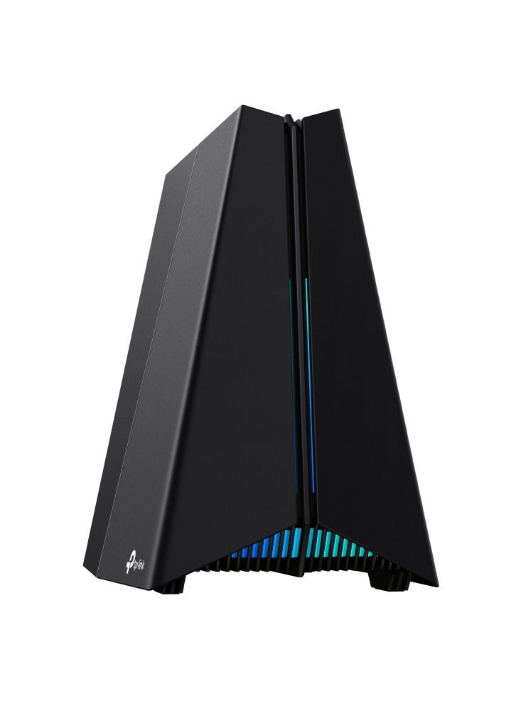 TP-LINK - AXE5400 Tri-Band Wi-Fi 6E Gaming Router, up 5.4Gbps, 2.5G Port, 6 GHz Band, Game Acceleration, HomeShield Security, Gaming & Streaming, Smart Home, EasyMesh Compatibility (Archer GXE75) Black - Image 1
