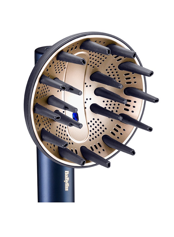 babyliss - Air Wand Diffuser   Curl and Volume Enhancing Attachment for Air Wand Styler, Ideal for Defining Curls, Waves, and Adding Volume for Smooth, Frizz-Free Styles – (6550-DIF) Blue - Image 1