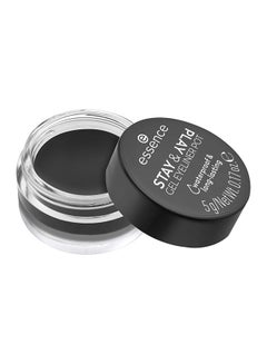 Essence Stay & Play Gel Eyeliner Pot 01 Black  - Image 1