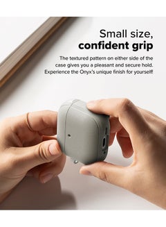 Ringke Onyx Magnetic for AirPods 4 Case, Firm Grip Shockproof Heavy Duty Durable Cover Compatible with Magsafe Charger for AirPods 4th Generation- Warm Gray  - Image 5