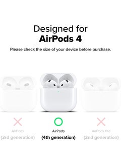 Ringke Onyx Magnetic for AirPods 4 Case, Firm Grip Shockproof Heavy Duty Durable Cover Compatible with Magsafe Charger for AirPods 4th Generation- Warm Gray  - Image 2