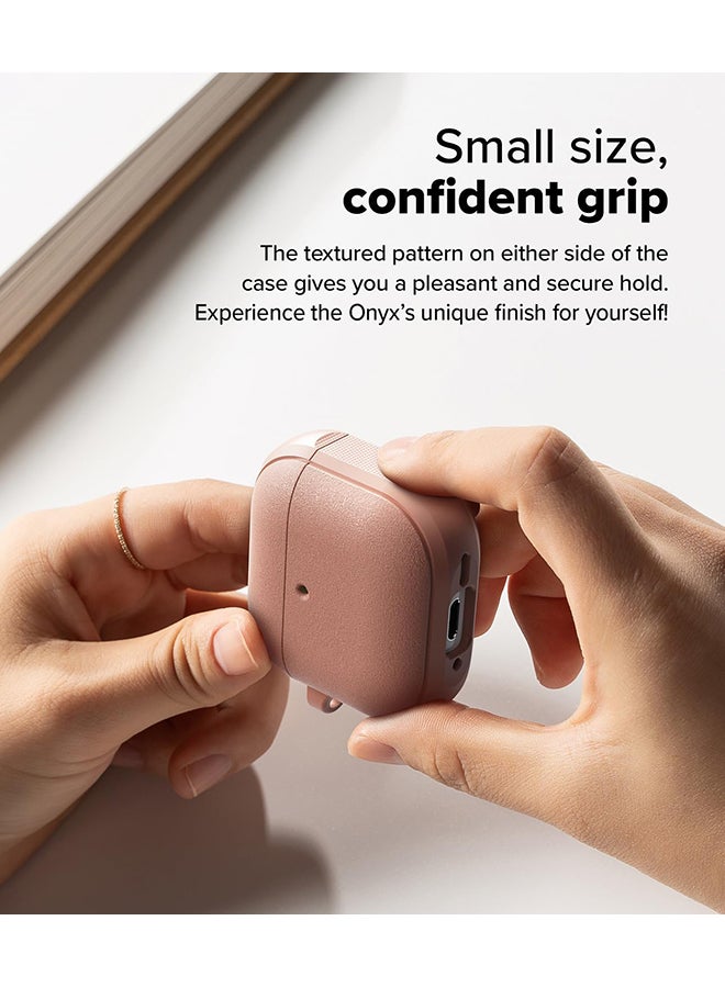 Ringke Onyx Magnetic for AirPods 4 Case, Firm Grip Shockproof Heavy Duty Durable Cover Compatible with Magsafe Charger for AirPods 4th Generation- Constant Coral - Image 4