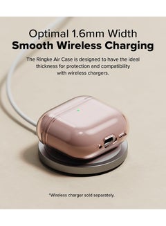Ringke Air Case for AirPods 4 Case, Sparkle Bling Minimalistic Sleek Lightweight Flexible Anti-Scratch TPU Cover for AirPods 4th Generation (2024)- Pink  - Image 4
