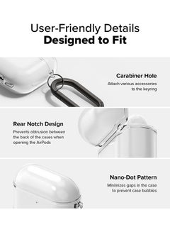 Ringke Air Case for AirPods 4 Case, Sparkle Bling Minimalistic Sleek Lightweight Flexible Anti-Scratch TPU Cover for AirPods 4th Generation (2024)- Clear  - Image 5