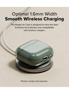 Ringke Air Case for AirPods 4 Case, Sparkle Bling Minimalistic Sleek Lightweight Flexible Anti-Scratch TPU Cover for AirPods 4th Generation (2024)- Green  - Image 4