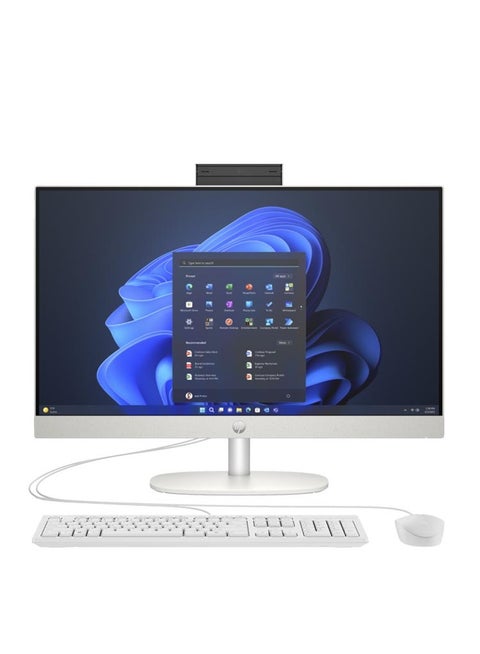 ProOne 245 G10 All-in-one With 23.8 Inch FULL HD (1920x1080) Display, AMD Ryzen 7-7730U Processor/16GB Ram/1TB SSD/Windows 11 PRO/ AMD Radeon Graphics/ Wired keyboard & Mouse English/Arabic White
