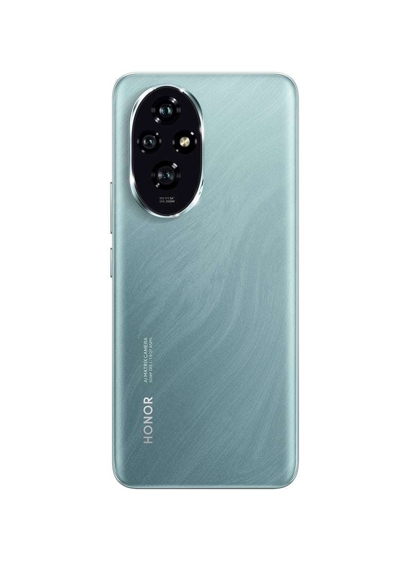 Honor 200 Emerald Green 5G Dual SIM 12GB RAM 512GB With Free TWS Open-Ear Earbuds + 12 Month Screen Protection - Middle East Version  - Image 2