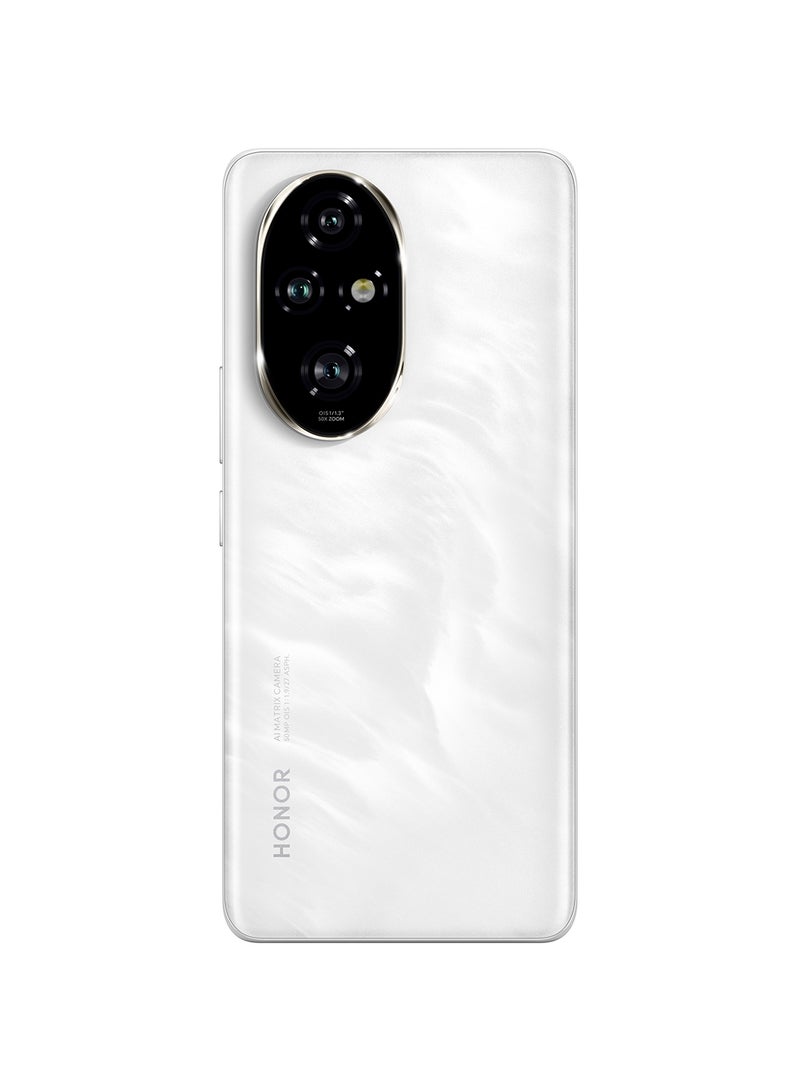 Honor - 200 Pro Moonlight White 5G Dual SIM 12GB RAM 512GB With Free TWS Open-Ear Earbuds + 12 Month Screen Protection - Middle East Version - Image 1