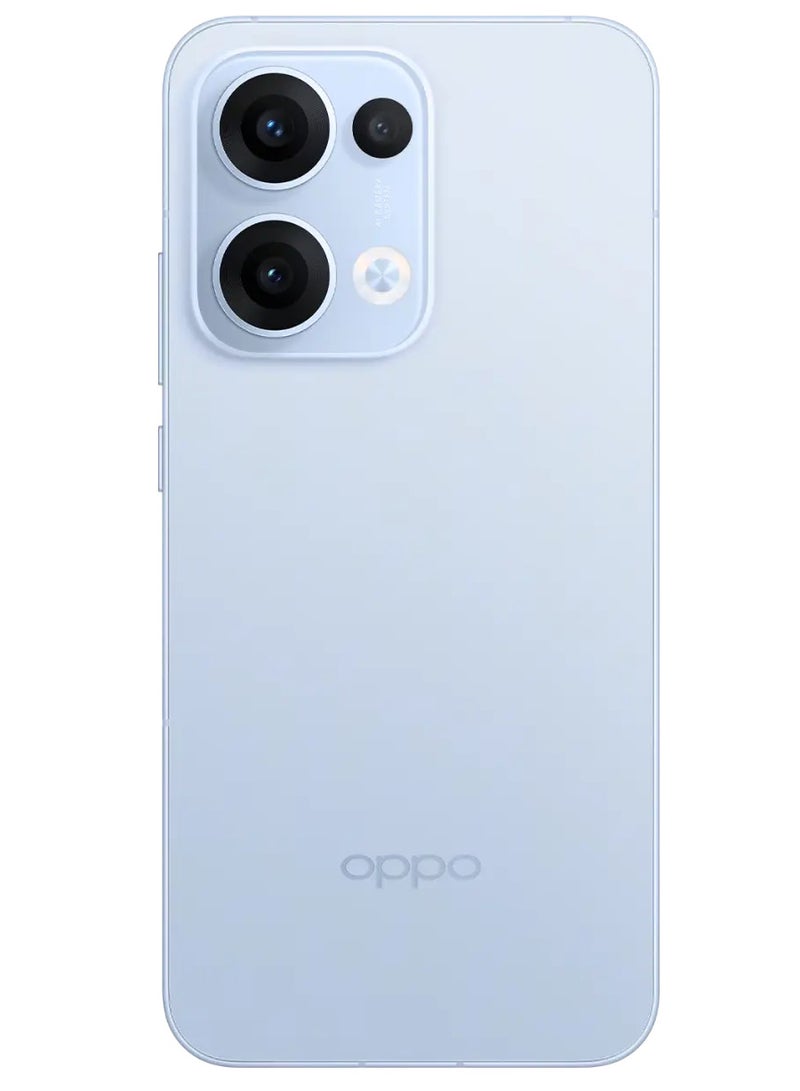 OPPO - Reno 13 Mobile 16GB+256GB Galaxy Blue features a 6.7-inch FHD+ AMOLED display with a 120Hz refresh rate, a 240Hz touch sampling rate, a 2,160Hz PWM dimming rate, Mediatek Dimensity 8350 chipset with Google play Chinese version - Image 1