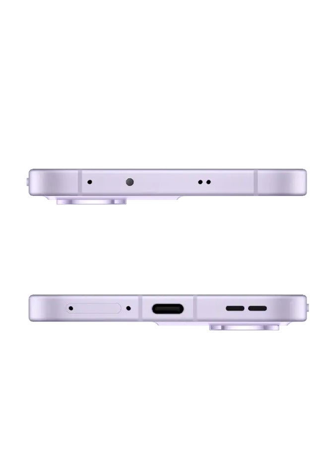 OPPO - Reno 13 Mobile 12GB+256GB Butterfly Purple features a 6.7-inch FHD+ AMOLED display with a 120Hz refresh rate, a 240Hz touch sampling rate, a 2,160Hz PWM dimming rate, Mediatek Dimensity 8350 chipset with Google play Chinese version - Image 1