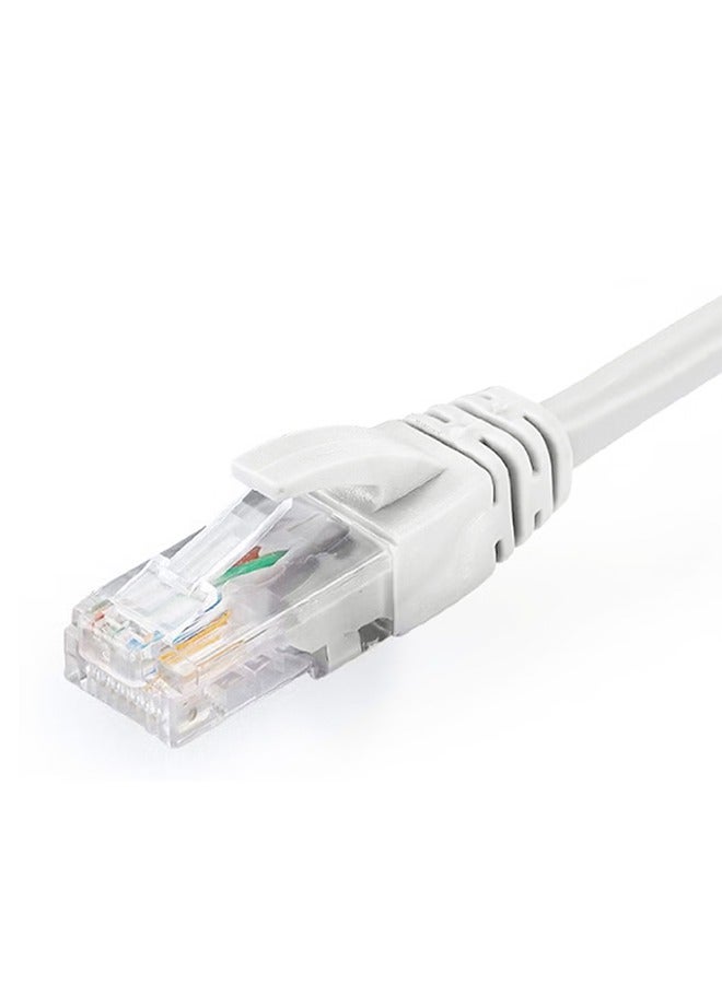 MARGOUN CAT 6 RJ45 ethernet Patch Internet Cable with Gold platted Connectors onductor 24 AWG Supports Upto 1000mbps Speed 3 Meters (10 feet) Length White  - Image 3