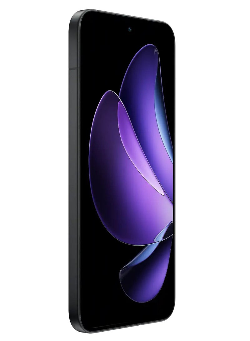 OPPO - Reno 13 Mobile 16GB+256GB Midnight Black features a 6.7-inch FHD+ AMOLED display with a 120Hz refresh rate, a 240Hz touch sampling rate, a 2,160Hz PWM dimming rate, Mediatek Dimensity 8350 chipset with Google play Chinese version - Image 1
