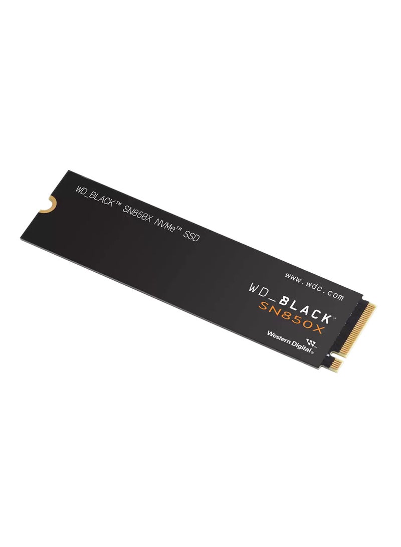 WD - 8 TB BLACK SN850X NVMe PCIe 4.0 Gaming Internal SSD, Up to 7200 MB/s Sequential Read & 6600 MB/s Write Speeds, M.2 2280, 1.75 Million Hours MTTF, 4800 TB Endurance | WDS800T2X0E 8 TB - Image 1