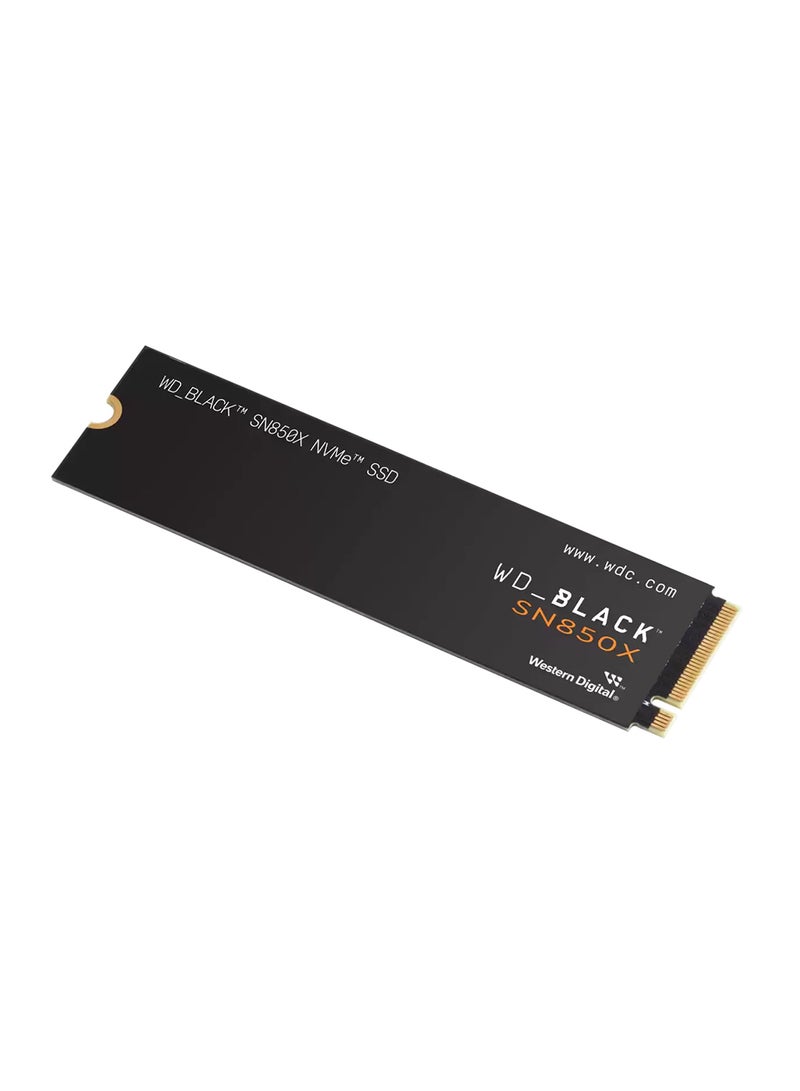WD - 8 TB BLACK SN850X NVMe PCIe 4.0 Gaming Internal SSD, Up to 7200 MB/s Sequential Read & 6600 MB/s Write Speeds, M.2 2280, 1.75 Million Hours MTTF, 4800 TB Endurance | WDS800T2X0E 8 TB - Image 1