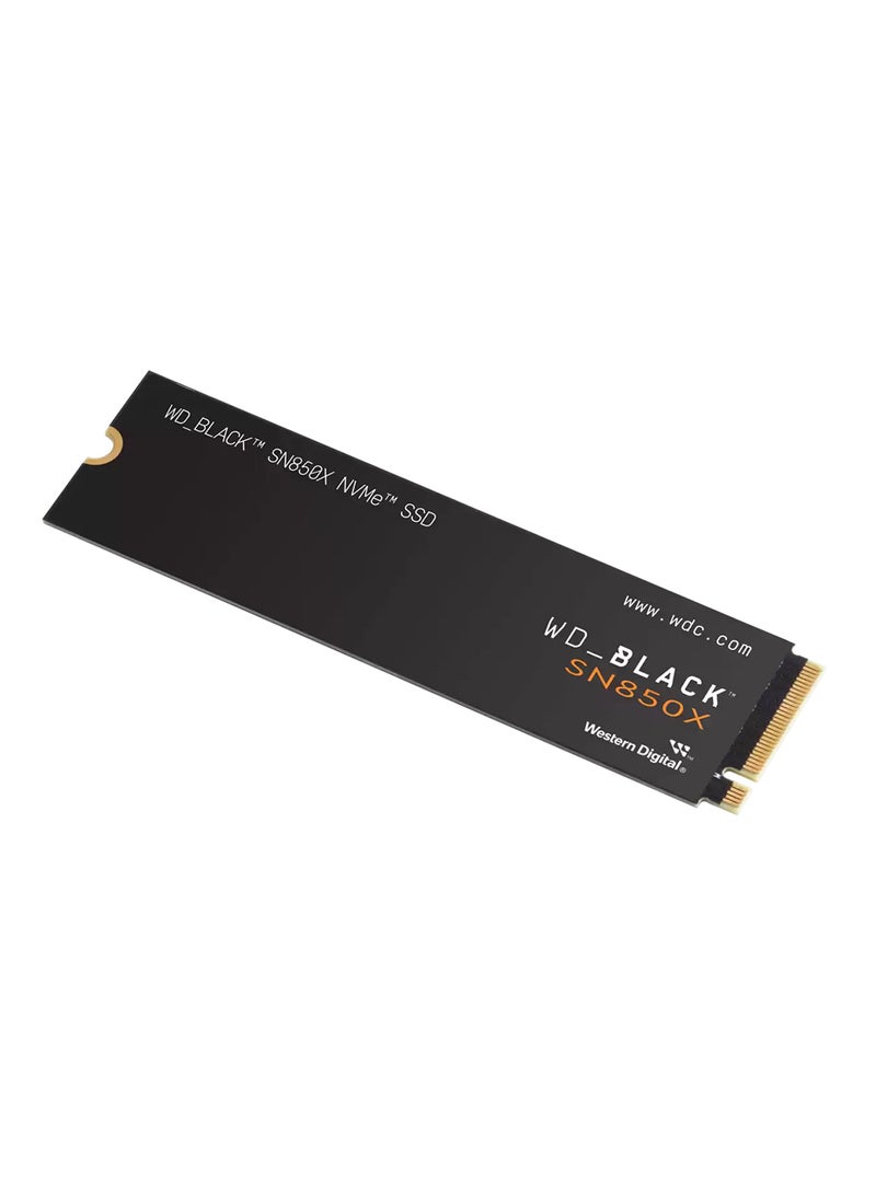 WD - 8 TB BLACK SN850X NVMe PCIe 4.0 Gaming Internal SSD, Up to 7200 MB/s Sequential Read & 6600 MB/s Write Speeds, M.2 2280, 1.75 Million Hours MTTF, 4800 TB Endurance | WDS800T2X0E 8 TB - Image 1