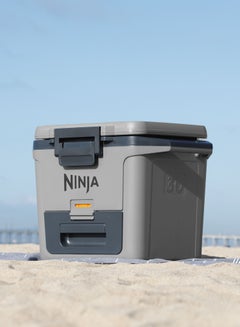 Ninja Ninja FrostVault Hard Cooler 28L, Premium Heavy-Duty Insulated Cool Box, FB131UKGY Grey 28Liters  - Image 5