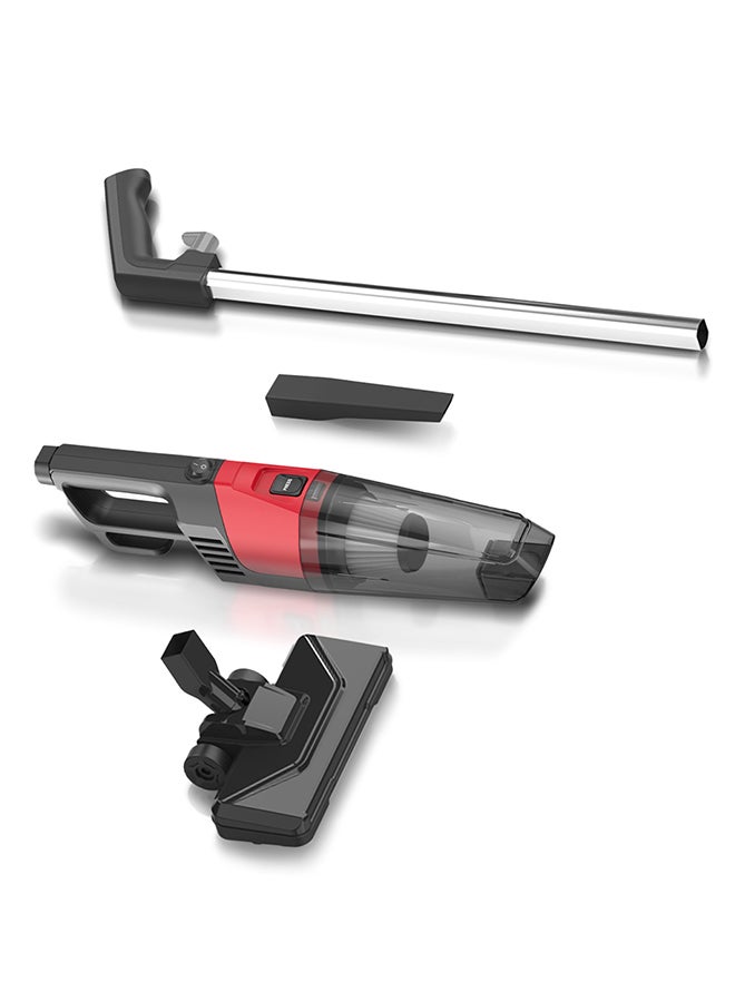 ساتشي 2-in-1 Stick & Handheld Vacuum Cleaner with HEPA Filter, Rotating Brush, 0.6L Dust Tank, and Accessories NL-VC-1109-BK Black  - Image 4