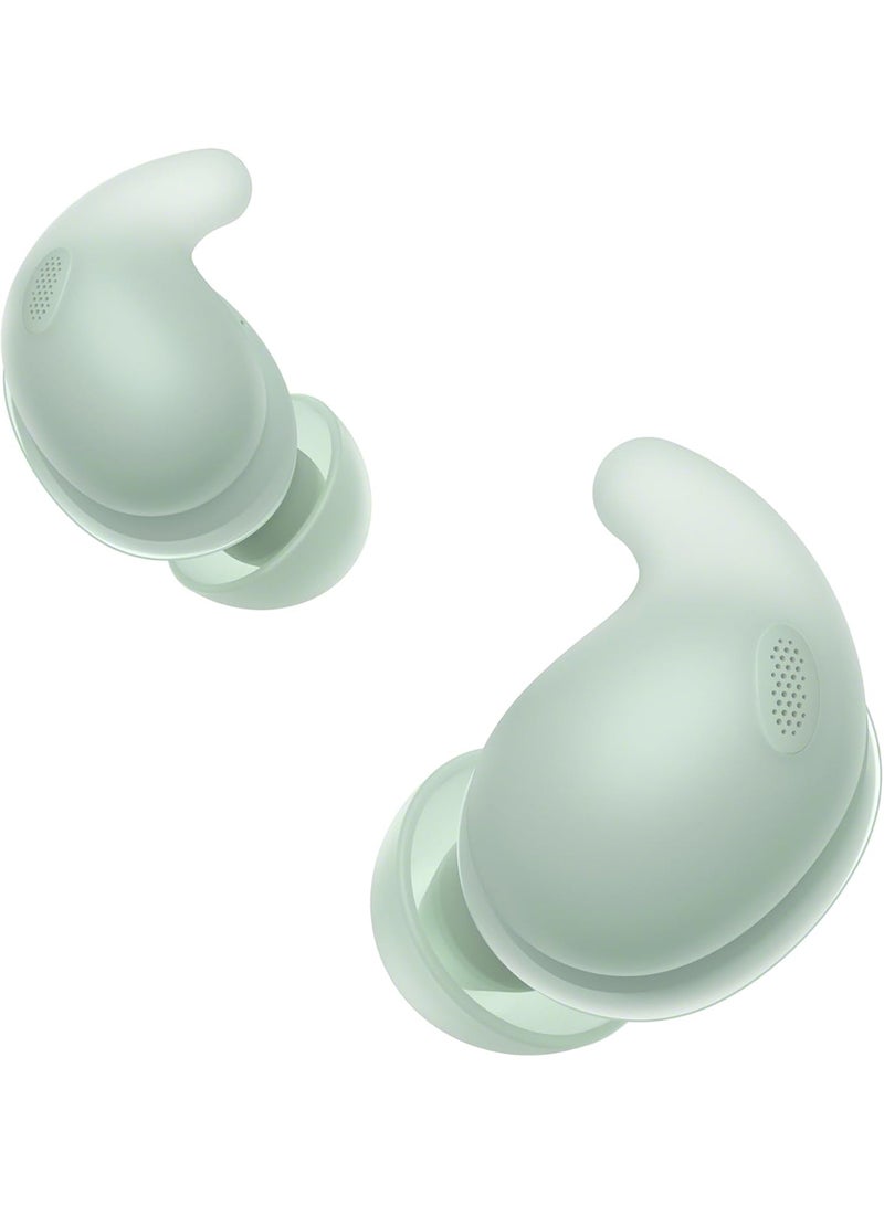 Sony - Linkbuds Fit, Truly Wireless Noise Cancelling Headphones - Multipoint Connection - Ultra Light For All-Day Comfort With Crystal Clear Call Quality - Up To 21 Hours Battery Life Green - Image 1