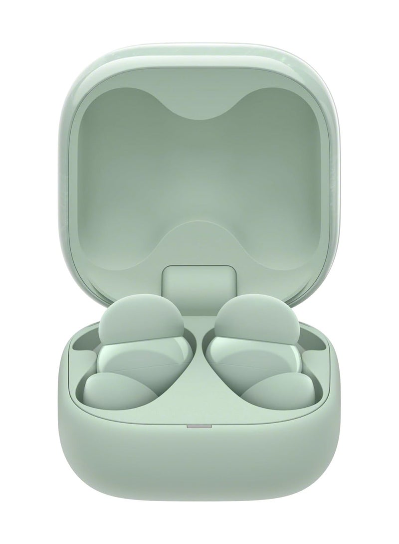 Sony - Linkbuds Fit, Truly Wireless Noise Cancelling Headphones - Multipoint Connection - Ultra Light For All-Day Comfort With Crystal Clear Call Quality - Up To 21 Hours Battery Life Green - Image 1