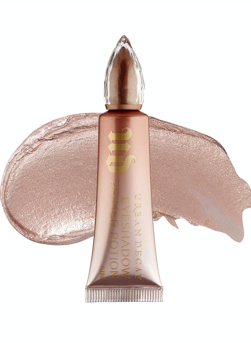 Urban Decay Shimmer Eyeshadow Primer Potion Sin, Shimmer Eye Primer, Crease-free Eye Makeup Looks, Smooths & Preps Eyelid Base for Vibrant Color, All-day Wear, All Skin Tones, Vegan - 0.33 fl oz Shimmer Eyeshadow  - Image 1