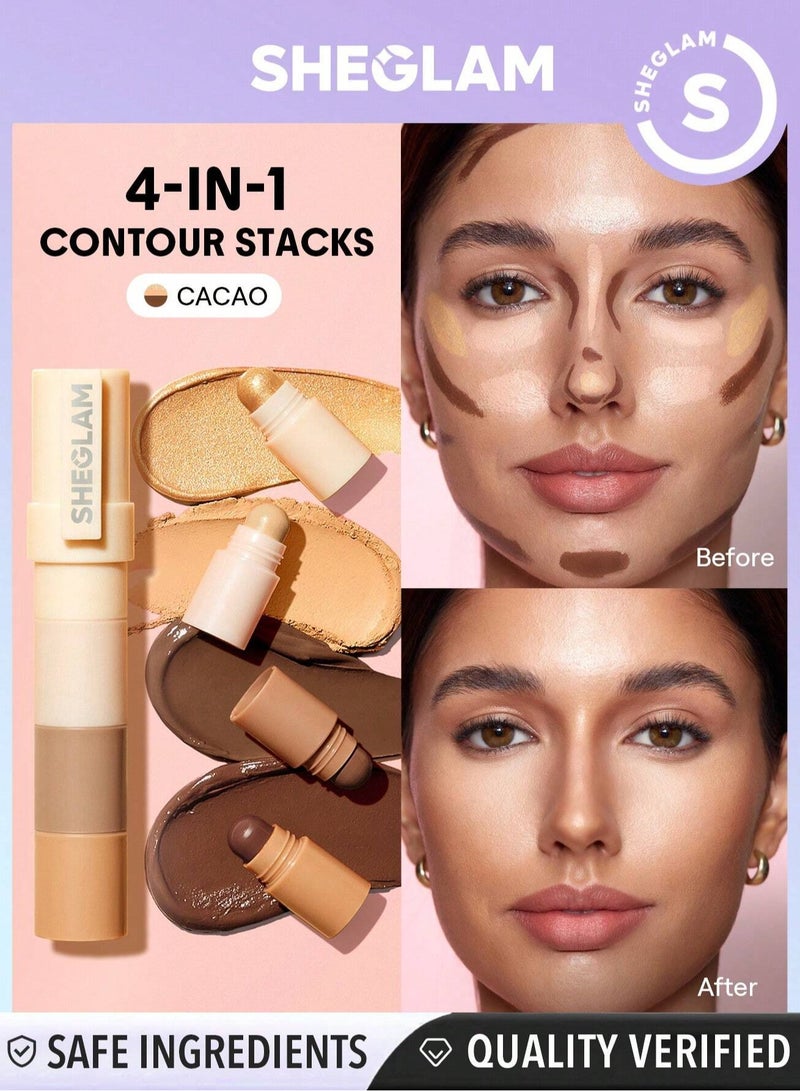 SHEGLAM Multi-Glam Face Pen - Cacao Multicolour - Image 1