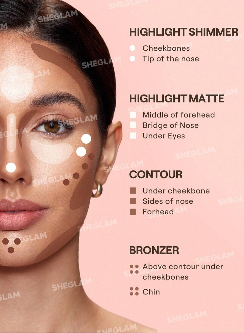 SHEGLAM Multi-Glam Face Pen - Tan Multicolour - Image 4