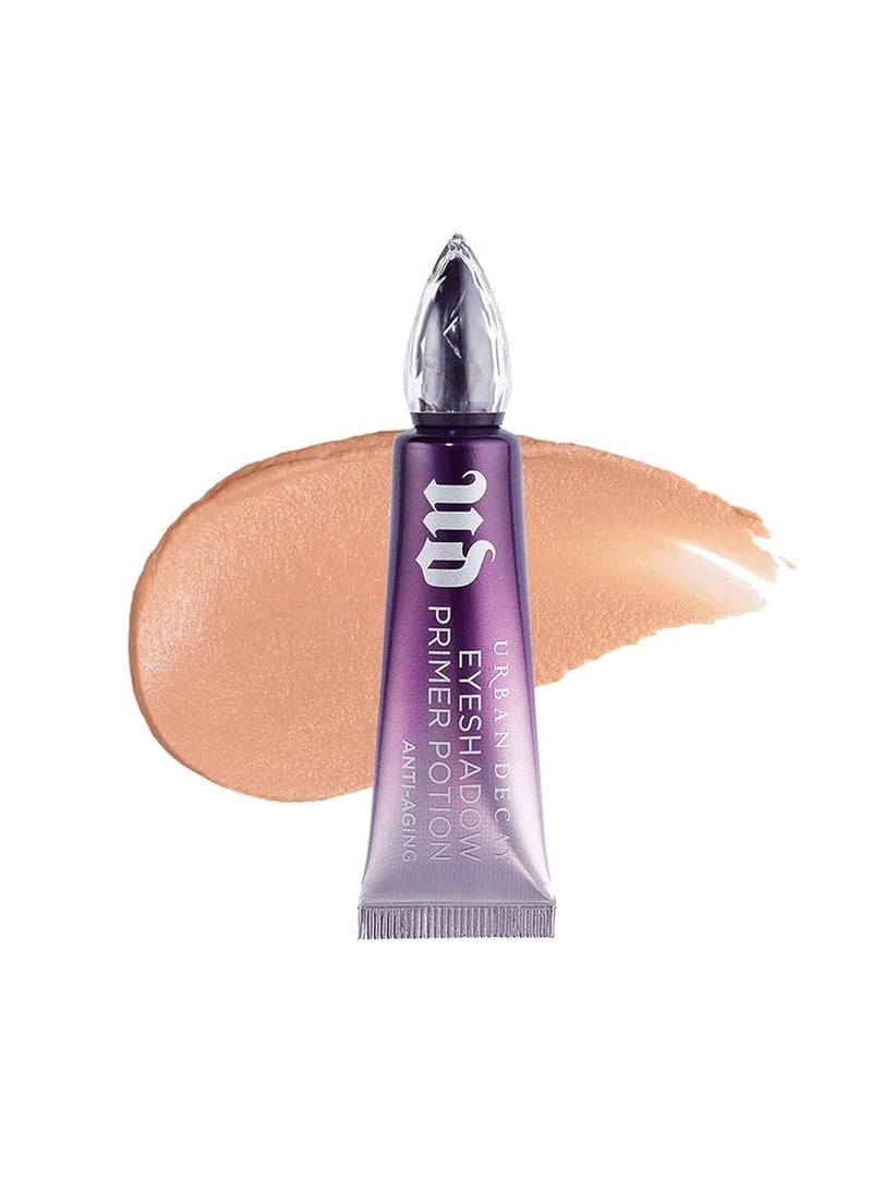 Urban Decay - Anti-Aging Eyeshadow Primer Potion, Nude Eye Primer, Improves Look of Fine Lines & Texture, Smooths & Preps Eyelid Base for Vibrant Color, Crease-free Eye Makeup Looks, Vegan Eyeshadow Primer - Image 1