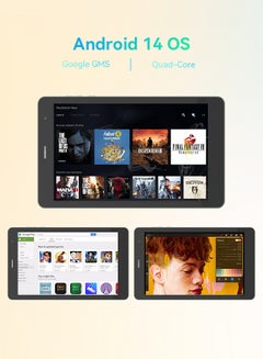 C idea 8 inch tablet Android 14 with SIM and keyboard 512GB Expandable WIFI tablet For Teenagers CM828 Green  - Image 2