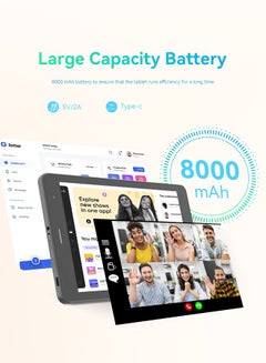 C idea 8 inch tablet Android 14 with SIM and keyboard 512GB Expandable WIFI tablet For Teenagers CM828 black  - Image 5