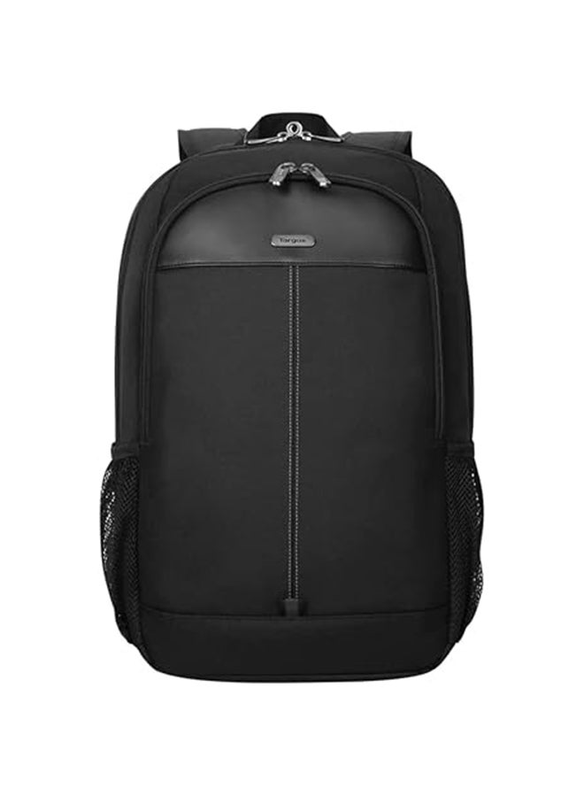 targus 15-16 Inch Classic Laptop Backpack - Fits Most Laptops up to 16", Padded Travel Backpack for Business Commuters, College, and Travel - TBB943GL | Black - Image 1