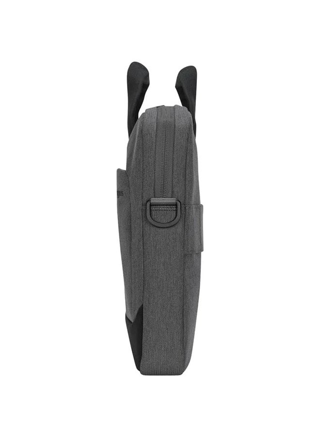 Targus - 14 Slimcase with EcoSmart Designed for Business Traveler and School Fit Up to 15.6-Inch Laptop/Notebook - TBS92602GL-70 | Black/Grey - Image 1