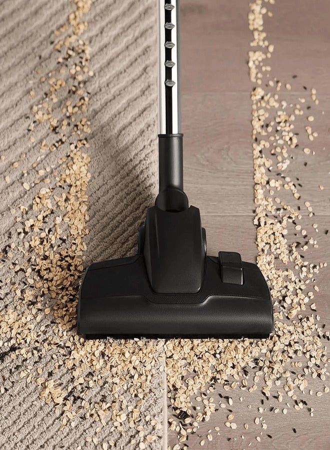 Deerma DEM - Horizontal Vacuum Cleaner, 5M Suction Pipe, 1800W Operating Capacity, 21000 Pa Suction Power, HEPA Filter, 2.5 Liters Dust Box, 82 dB Low Noise Operation and Three Brush Head 1800 W TJ310W White  - Image 4
