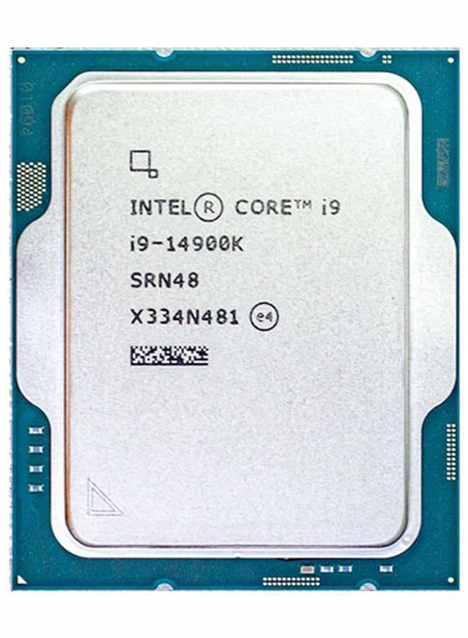 إنتل - 14th Generation Core i9-14900K Desktop Processor, 24 Cores, 32 Threads, 36MB Cache, 6.0GHz Base Frequency, UHD Graphics 770, LGA 1700 Socket, 125W Power, 192GB Memory Capacity | Tray Green - Image 1